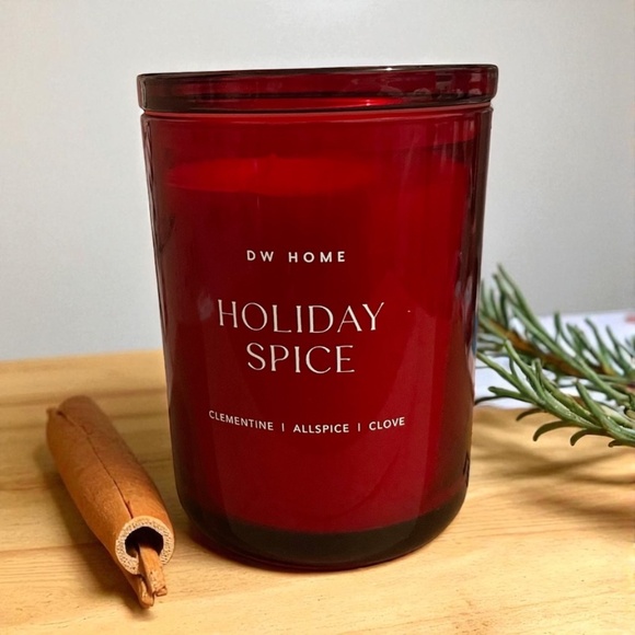 DW Home Holiday Spice Candle | 15.7 oz Soy Blend | Clementine, Allspice & Clove - Picture 1 of 1